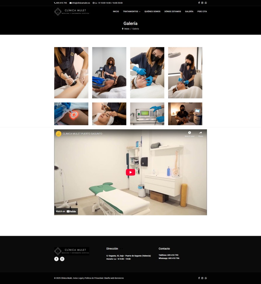 galería de fotos de clínica