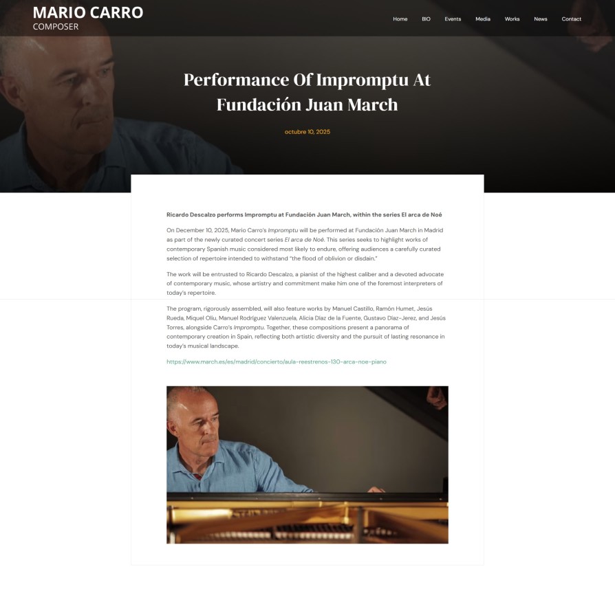post de blog música