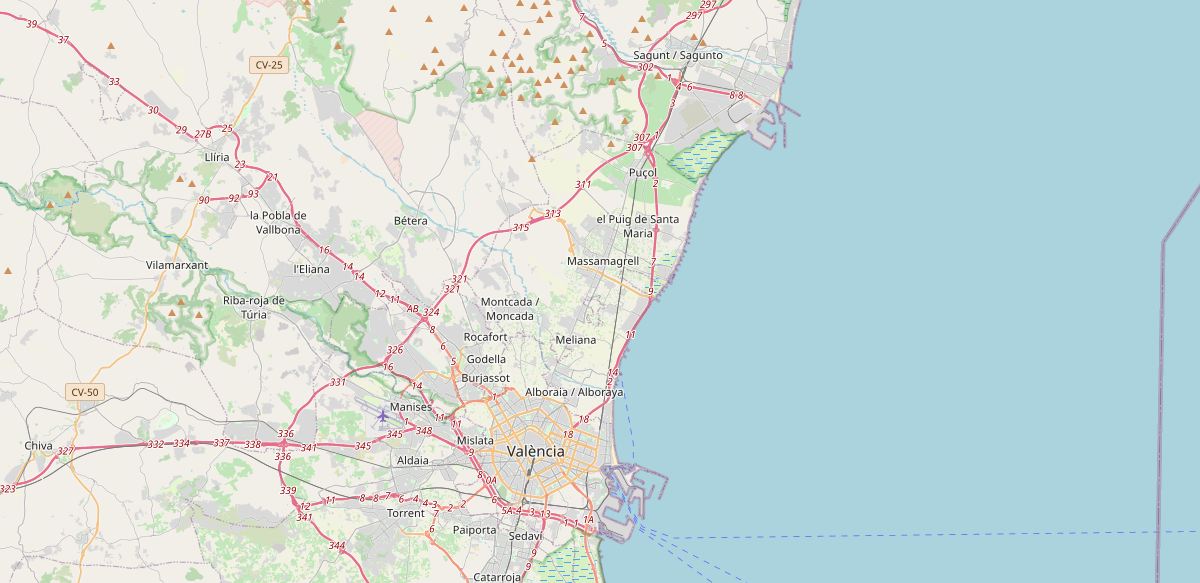 mapa provincia valencia 2